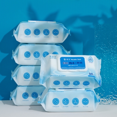Het antibacteriële Alcohol Vrije Zuivere water veegt voor het Schoonmaken af